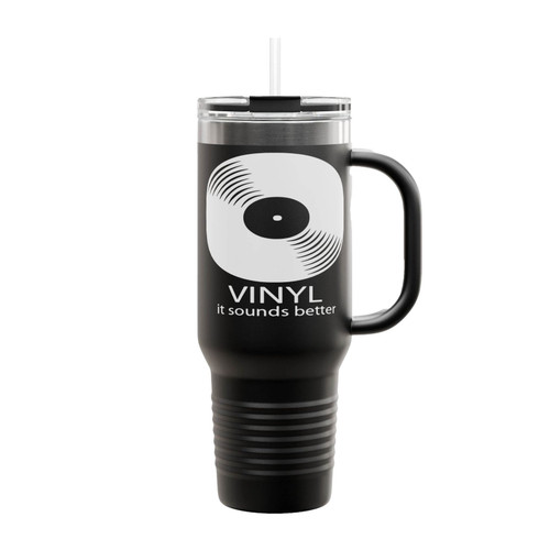 Vinyl It Sounds Better Insulated Travel Mug