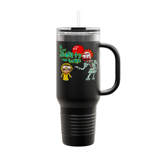 We All Get Schwifty Down Here Morty Insulated Travel Mug