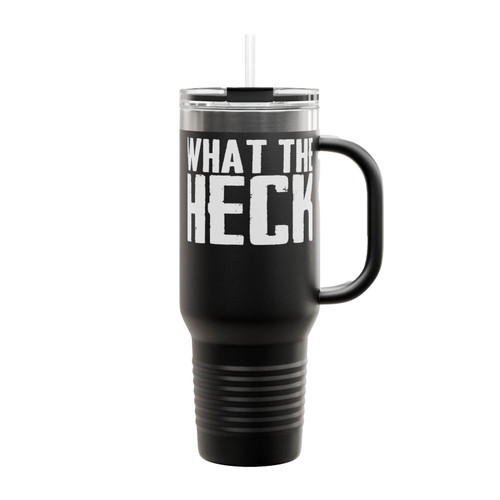 What The Heck Funny Meme Insulated Travel Mug