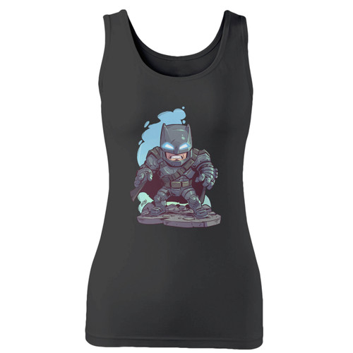 High quality print of this slim fit derek laufman superhero women tank top will turn heads. And bystanders won't be disappointed - the racerback cut looks good one any woman's shoulders.