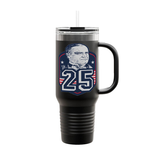 William Mckinley Twenty Fifth President Insulated Travel Mug