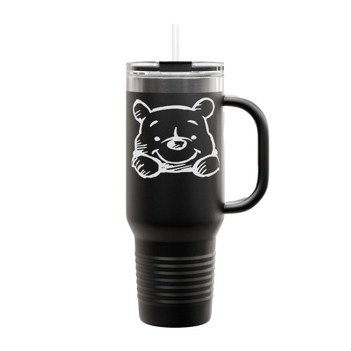 Winnie The Pooh Face Insulated Travel Mug