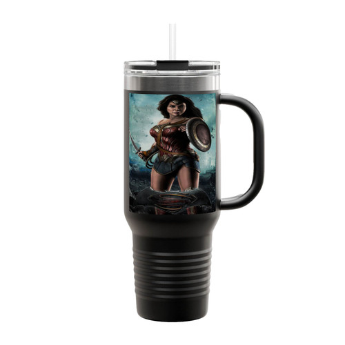 Wonder Woman Dawn Of Justice Insulated Travel Mug