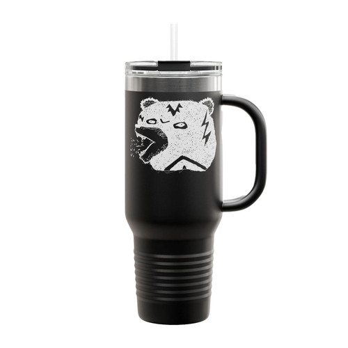 Wrestle Bear Insulated Travel Mug