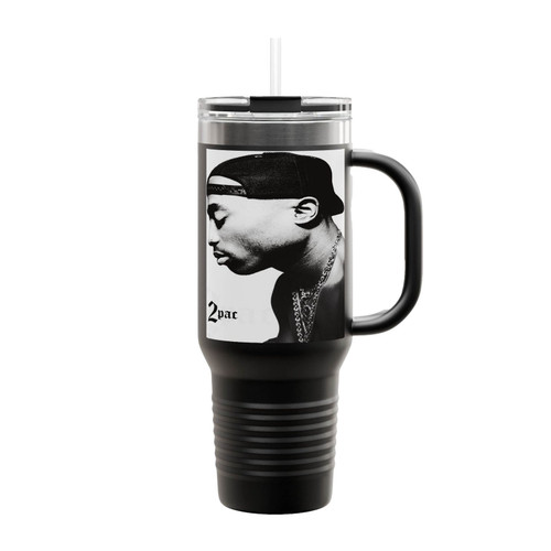 2Pac Hiphop Insulated Travel Mug