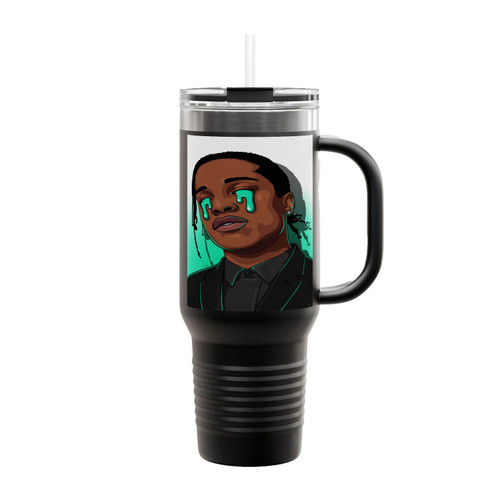A$Ap Rocky Illustration Insulated Travel Mug