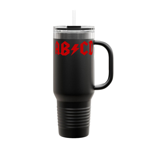 Abcd Rock Parody Insulated Travel Mug