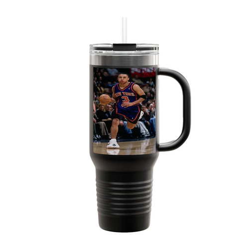 About John Starks Insulated Travel Mug