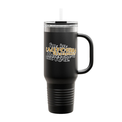 Adele Typography Hello Lyric Insulated Travel Mug