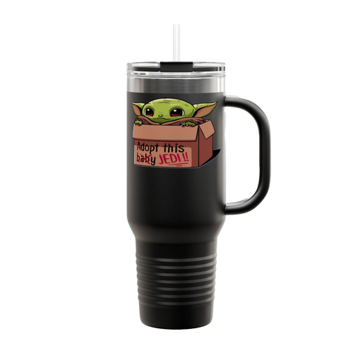 Adopt A Baby Yoda Insulated Travel Mug