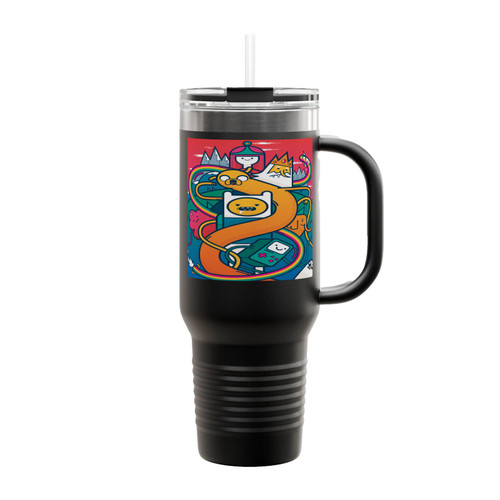 Adventure Time New Cover Insulated Travel Mug