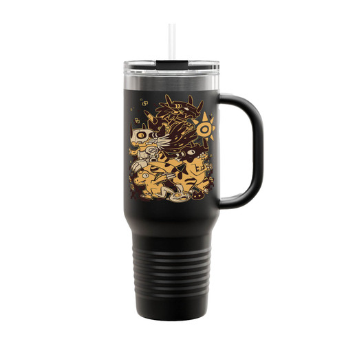 Agumon Evolution Digimon Insulated Travel Mug