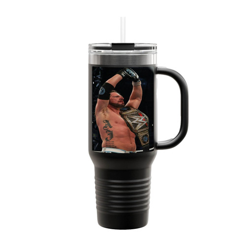 Aj Styles Wwe Champion Insulated Travel Mug