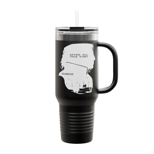 Alan Rickman After All This Time Always Harry Potter Insulated Travel Mug