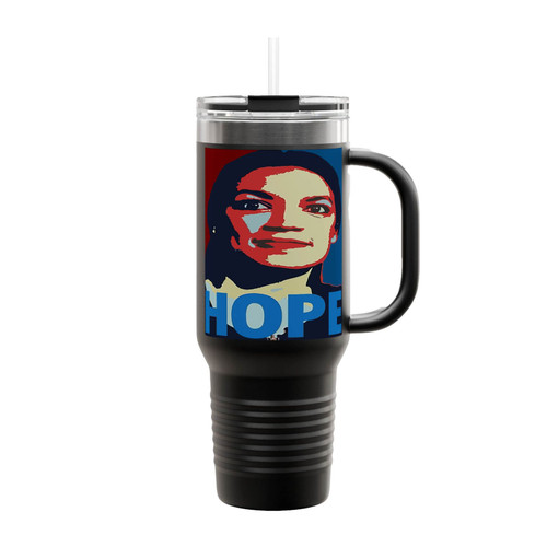 Alexandria Ocasio Cortez Hope Insulated Travel Mug