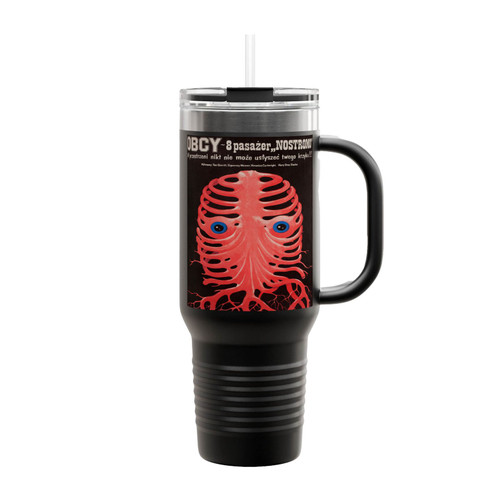 Alien Movie Sci Fi Predator Czech Insulated Travel Mug