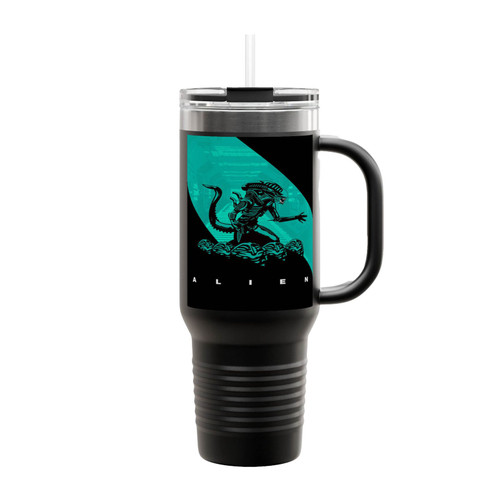 Alien Xenomorph Art Insulated Travel Mug