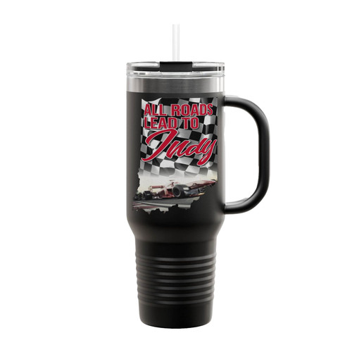 All Roads Lead To Indy Insulated Travel Mug