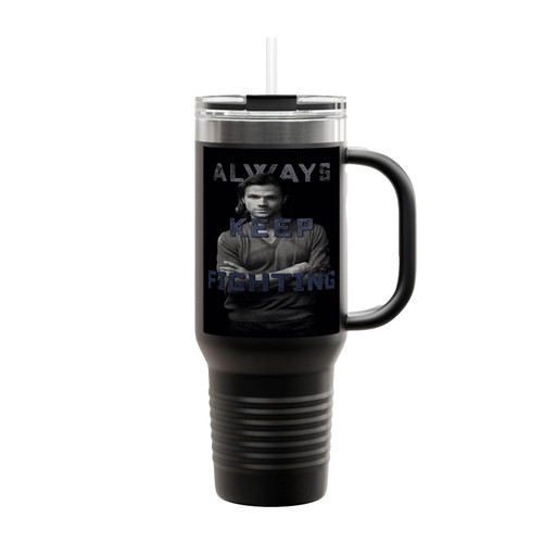 Always Keep Fighthing Insulated Travel Mug