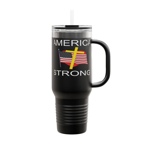 America Strong Insulated Travel Mug