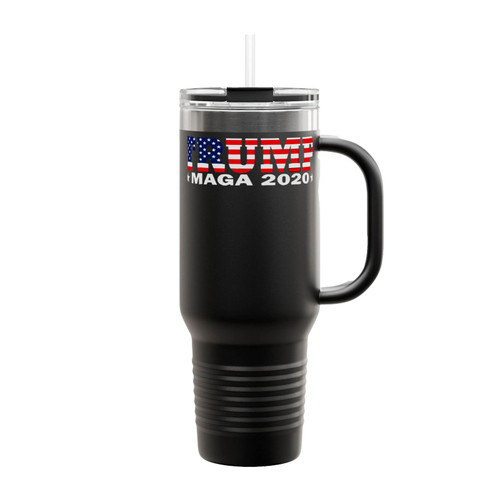 American Flag Maga 2020 Election Insulated Travel Mug