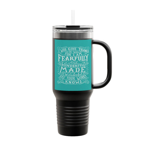 Andre Johnson Making Headline News Insulated Travel Mug