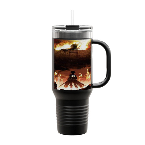 Anime Attack On Titan Shingeki No Kyojin Insulated Travel Mug