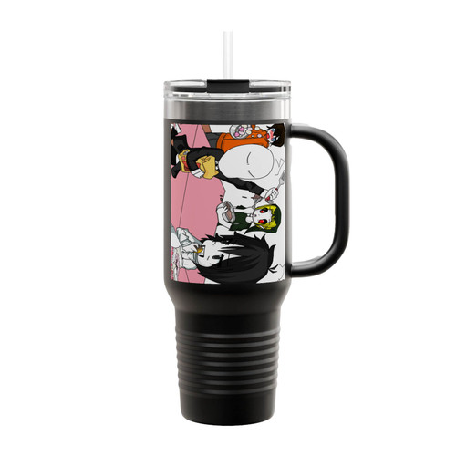 Anime Creepypasta Insulated Travel Mug