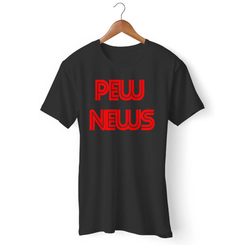 Pewdiepie Pew News Men T Shirt