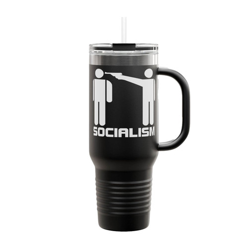 Anti Socialism Insulated Travel Mug