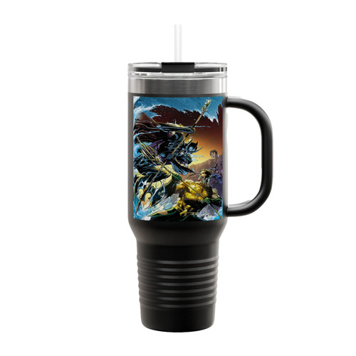 Aquaman And Ocean Master Insulated Travel Mug