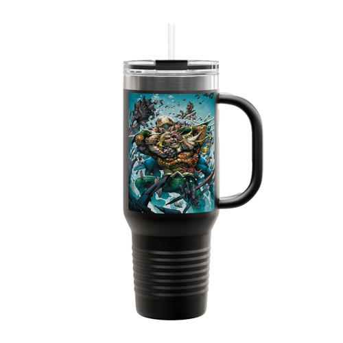 Aquaman Comics Insulated Travel Mug