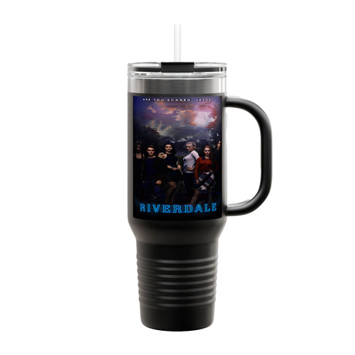 Are You Scared Jason Riverdale Insulated Travel Mug