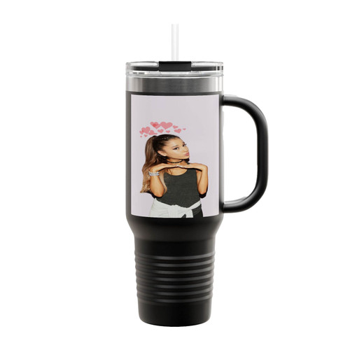 Ariana Grande Cute Insulated Travel Mug