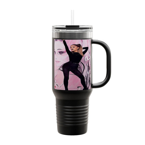 Ariana Grande Glossy Insulated Travel Mug