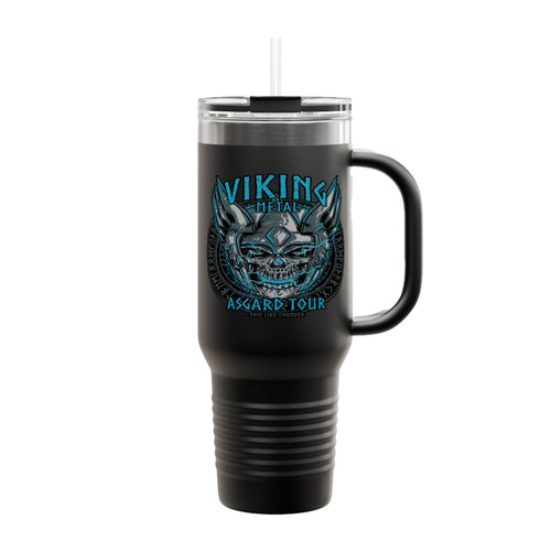 Asgard Tour Skull Thor Insulated Travel Mug