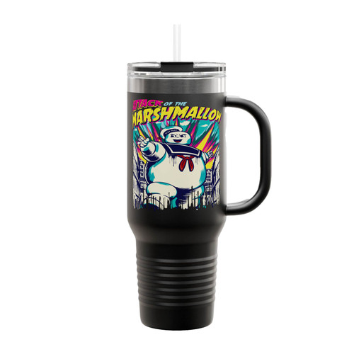 Attack Of The Marshmallow Insulated Travel Mug
