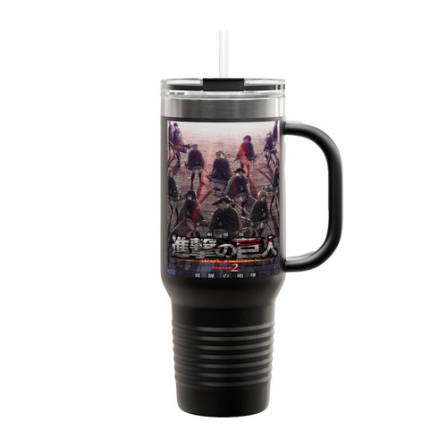 Attack On Titan Season 2 Movie Insulated Travel Mug