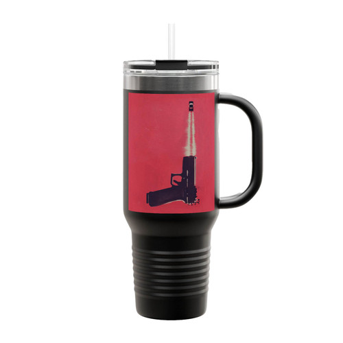 Baby Driver Gun Fire Insulated Travel Mug
