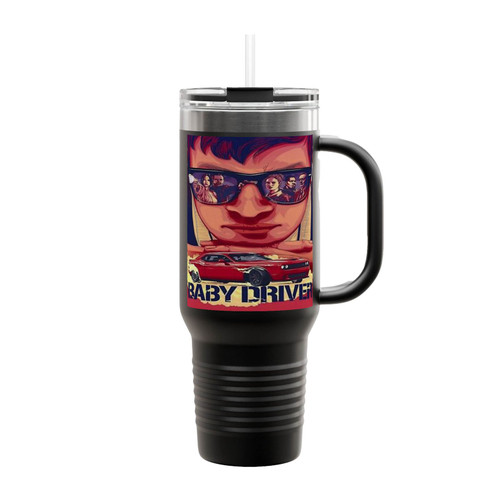 Baby Driver Movie 3 Insulated Travel Mug