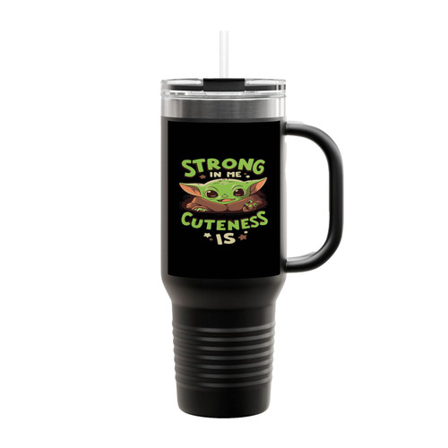 Baby Yoda Cute Insulated Travel Mug