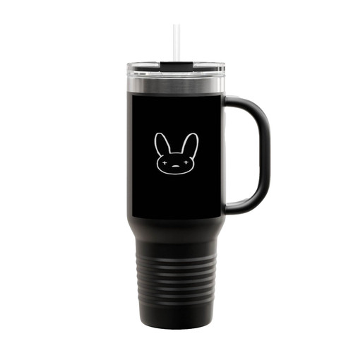 Bad Bunny Lock Screen Insulated Travel Mug