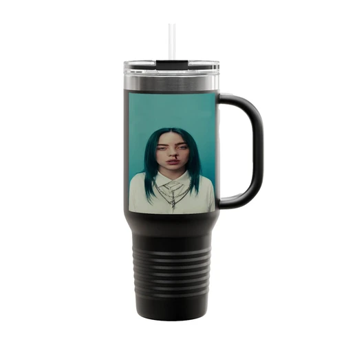 Bad Guy Lockscreen Billie Eilish Insulated Travel Mug