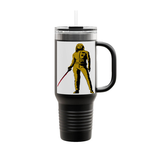 Balck Mamba Kill Bill Insulated Travel Mug