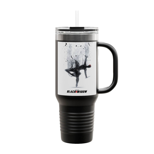 Ballet Dancer Black Widow Insulated Travel Mug