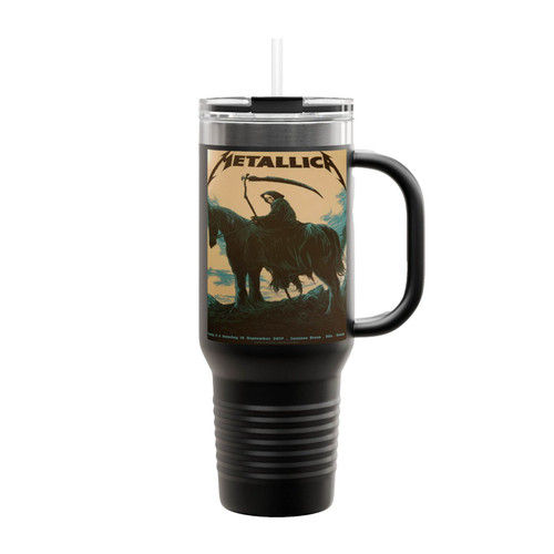 Band Posters Rock Metallica Insulated Travel Mug