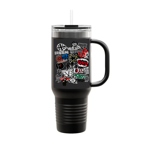 Band Stuff Myday Parade Green Day Insulated Travel Mug
