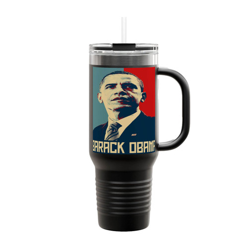 Barack Obama Vintage Insulated Travel Mug