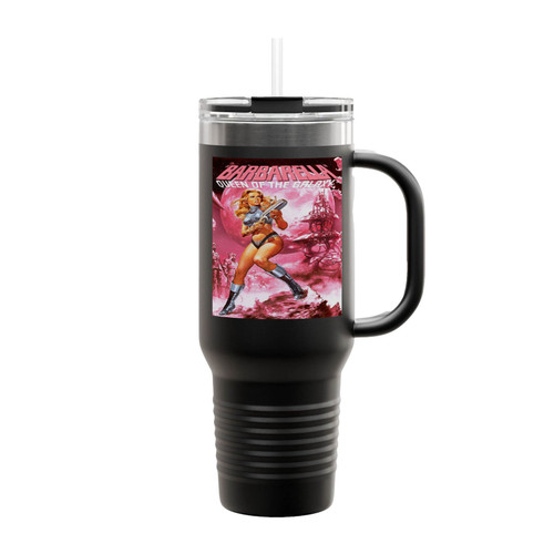Barbarella Queen Of The Galaxy Insulated Travel Mug