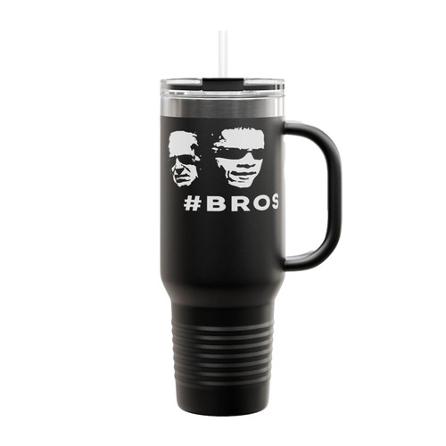 Barrack Obama & Joe Biden Bros Insulated Travel Mug